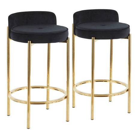 Chloe - Contemporary Counter Stool (Set of 2) - Furniture Home Direct