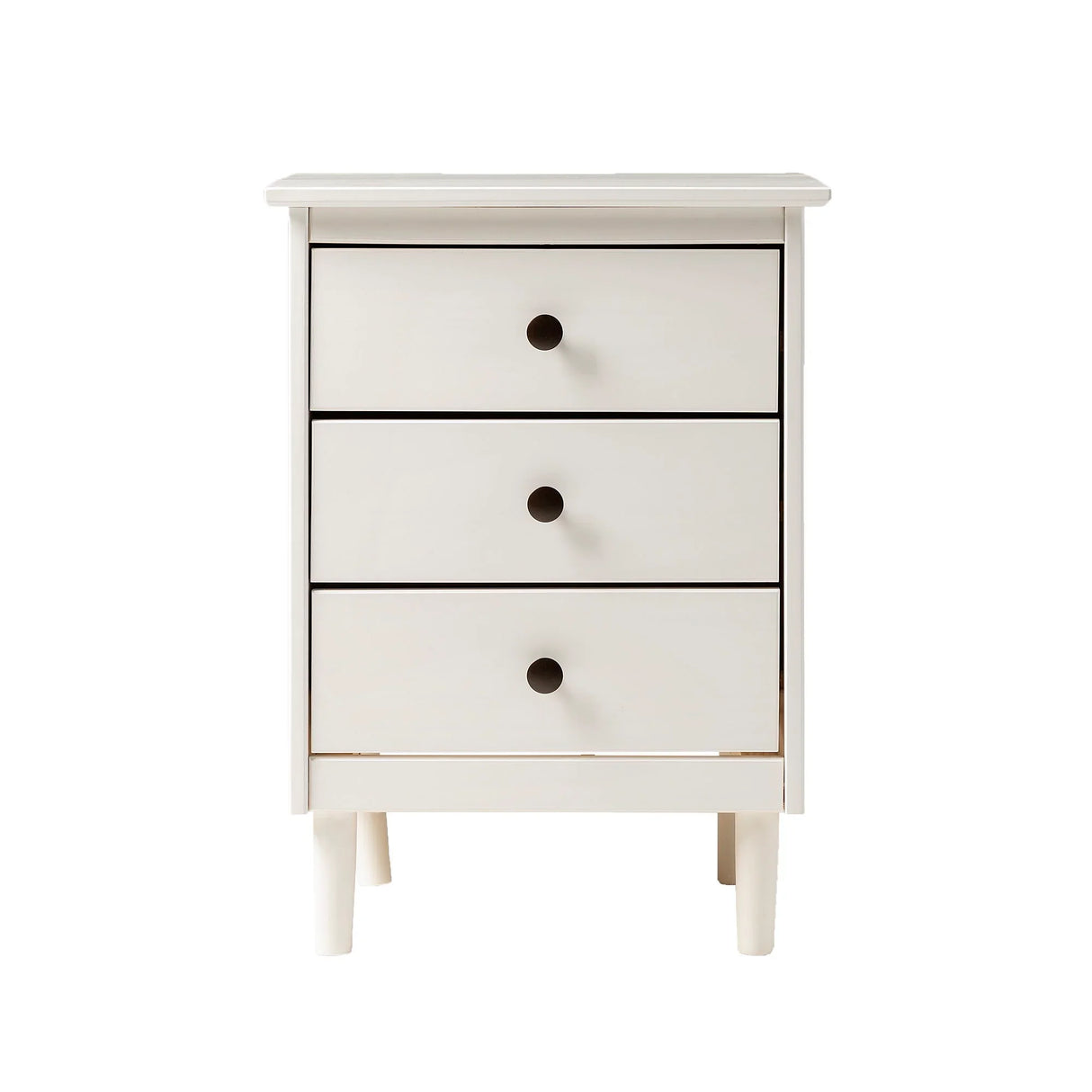 Classic 3 Drawer Solid Wood Nightstand - Furniture Home Direct