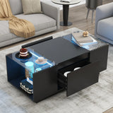 LED Coffee Table, Modern Center Table - Furniture Home Direct