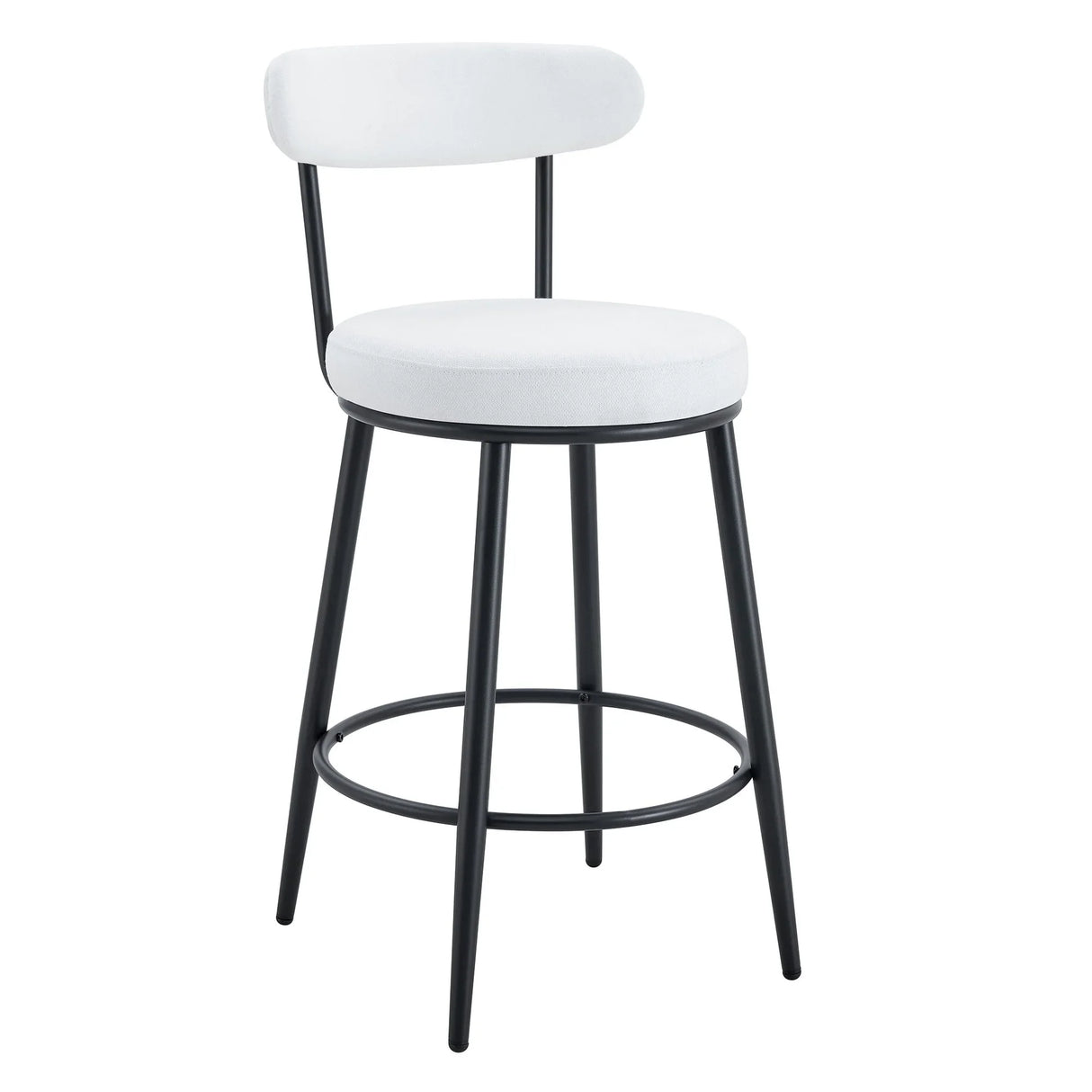 Fashionable Ergonomic High Legged Bar Chairs (Set of 2) - Furniture Home Direct