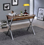 Callers - Weathered Writing Desk - Chrome / Oak - Furniture Home Direct