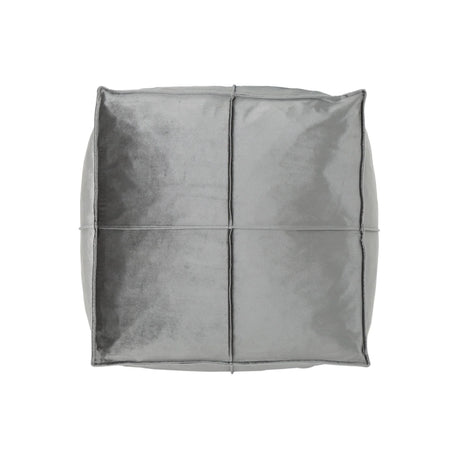 Nati - Square Pouf Ottoman And Floor Cushion - Smoke - Furniture Home Direct