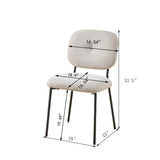 Modern 4 Person Dining Set With Bamboo & Table And Turquoise & Chairs Metal Legs, Space Saving Design - White - Furniture Home Direct