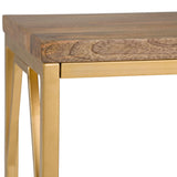 Selma - Handcrafted Metal And Wood Accent Table - Furniture Home Direct