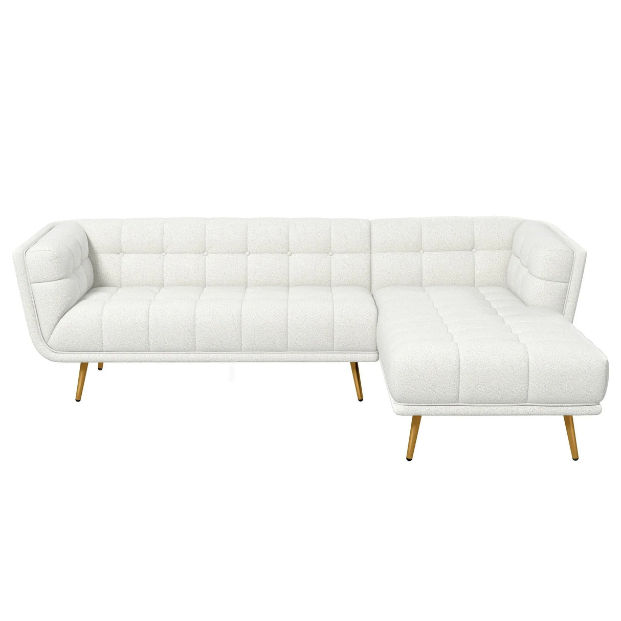 Addison - L Shape Sectional Sofa Tufted - Furniture Home Direct