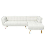 Addison - L Shape Sectional Sofa Tufted - Furniture Home Direct