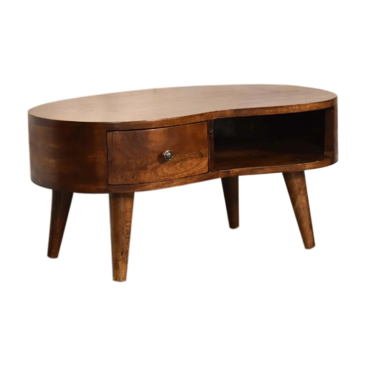 Wave Coffee Table With 1 Drawer - Furniture Home Direct