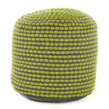 River - Handcrafted Cylindrical Pouf Water Resistant Fabric - Furniture Home Direct