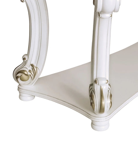 Vendome - Antique Console Table - White - Furniture Home Direct