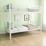 Bunk Bed For Kids, Convertible Frame With Ladders & Guardrail - Furniture Home Direct