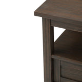 Warm Shaker - End Table - Farmhouse Brown - Furniture Home Direct