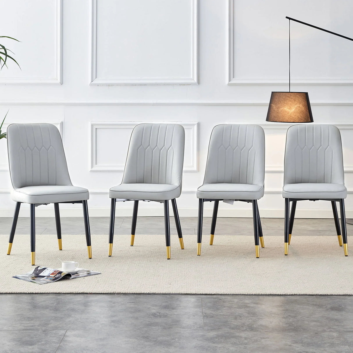 Modern Chair With Metal Legs - Furniture Home Direct