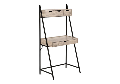 Computer Desk For Home Office, Laptop, Leaning, Storage Drawers, Contemporary & Modern - Furniture Home Direct
