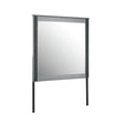 Lorenzo - Large Scale Mirror With Sleek Frame And Glittered Detailing - Silver - Furniture Home Direct