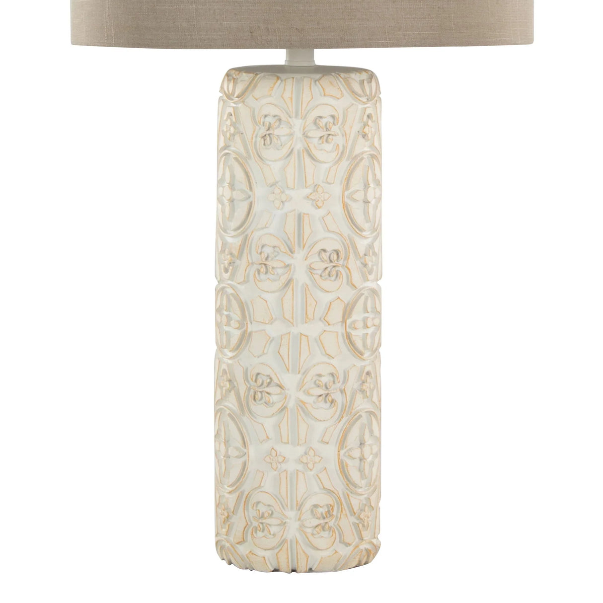 Charlotte - Contemporary Table Lamp (Set of 2) - Taos Brown / Beige - Furniture Home Direct
