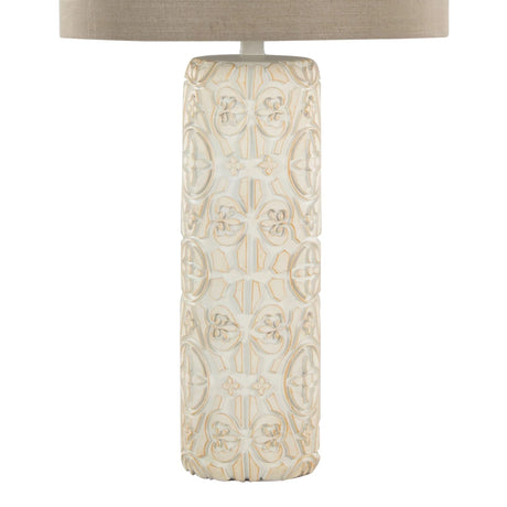 Charlotte - Contemporary Table Lamp (Set of 2) - Taos Brown / Beige - Furniture Home Direct