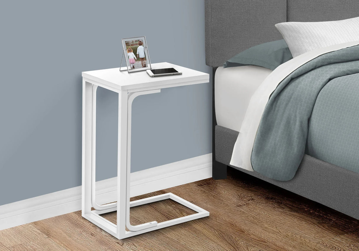 Accent Table, C - Shaped Modern Desig - Furniture Home Direct