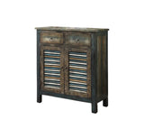 Glancio - Anqtique Console Cabinet - Oak - Furniture Home Direct