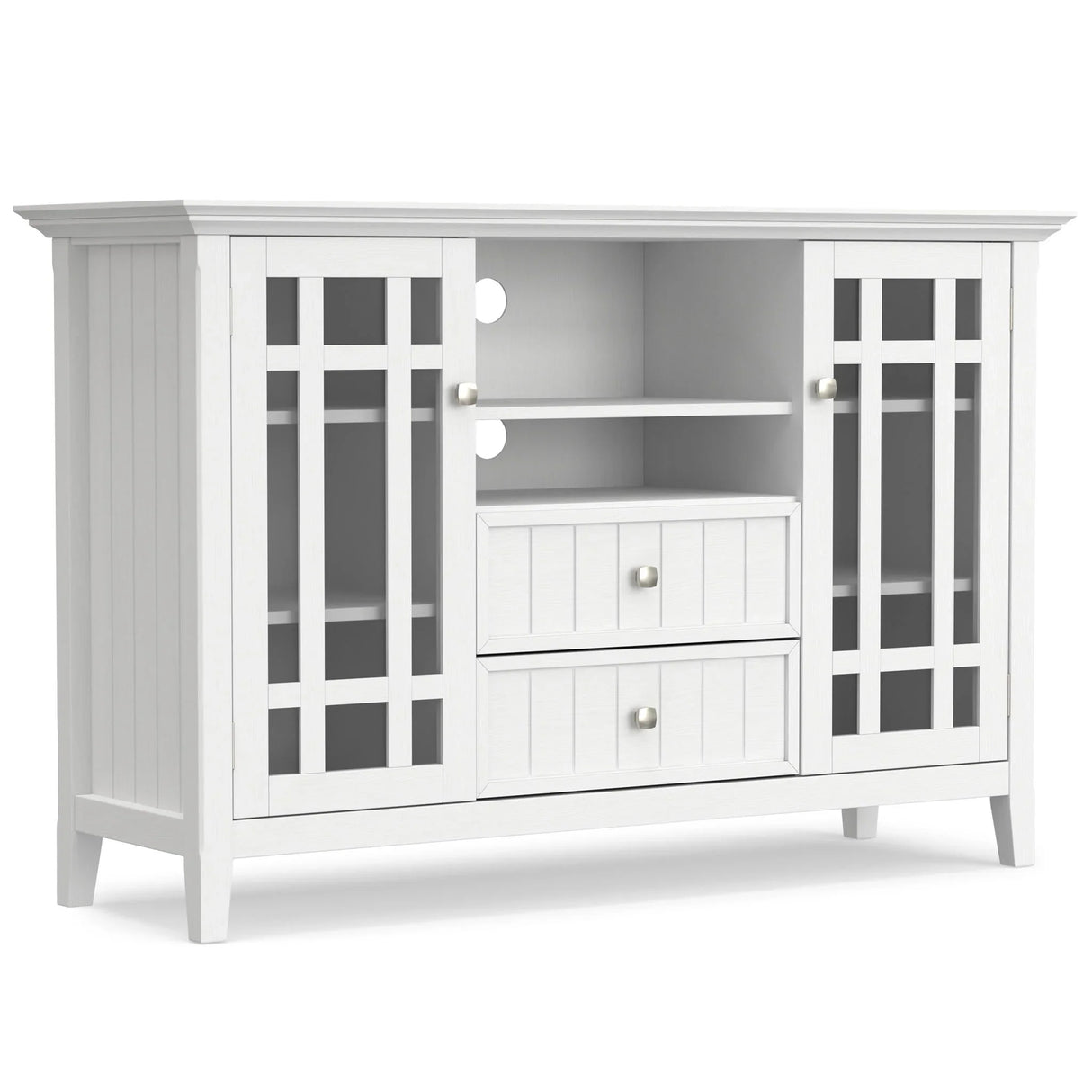Bedford - Handcrafted Tall TV Media Stand - Furniture Home Direct