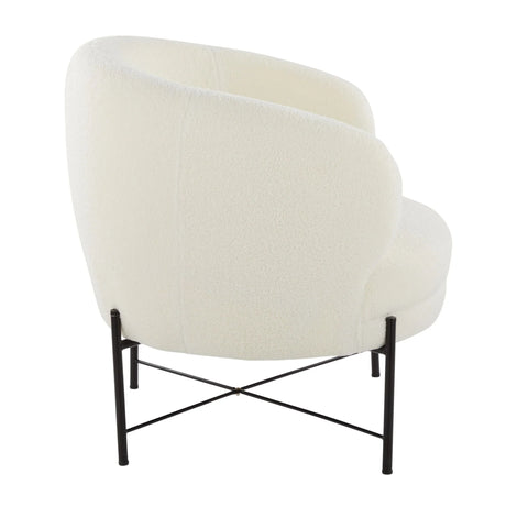 Chloe - Contemporary Chair - Black / White - Furniture Home Direct