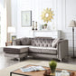 Pompano - Micro Suede Sofa Chaise - Furniture Home Direct