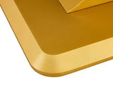 Modern Minimalist Dining With Imitation Marbled Glass Tabletop - Furniture Home Direct