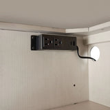 Server With Metal Base - White - Furniture Home Direct