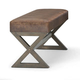 Salinger - Large Upholstered Ottoman Bench - Furniture Home Direct