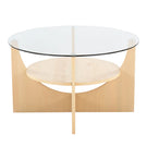 U - Shaped Contemporary Coffee Table - Furniture Home Direct