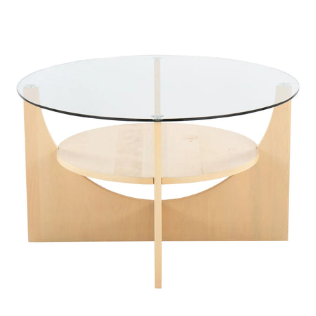 U - Shaped Contemporary Coffee Table - Furniture Home Direct