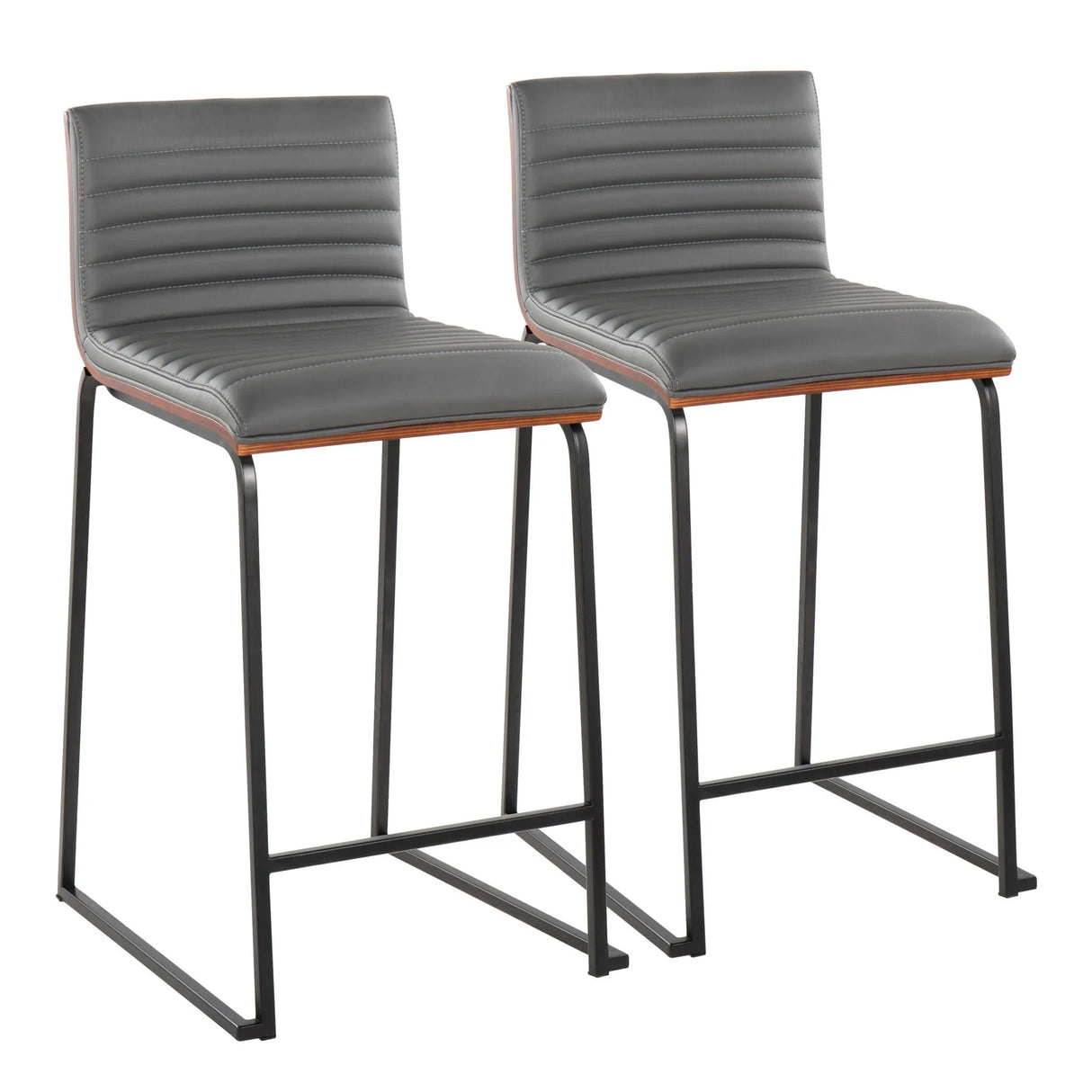 Mason Mara - Contemporary Fixed Height Quality Counter Stool (Set of 2) - Furniture Home Direct