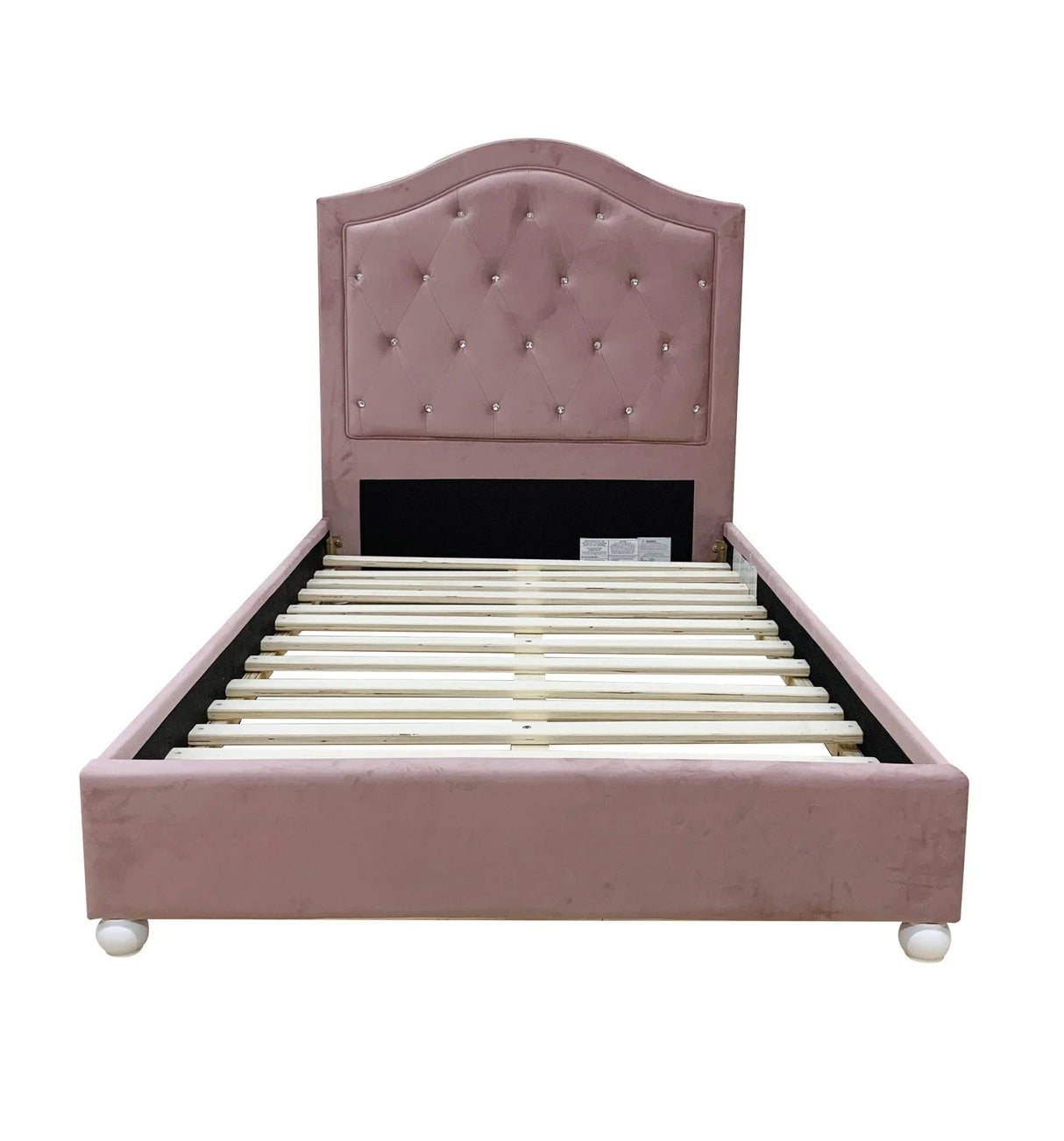 Reggie - Twin Bed - Pink - Furniture Home Direct
