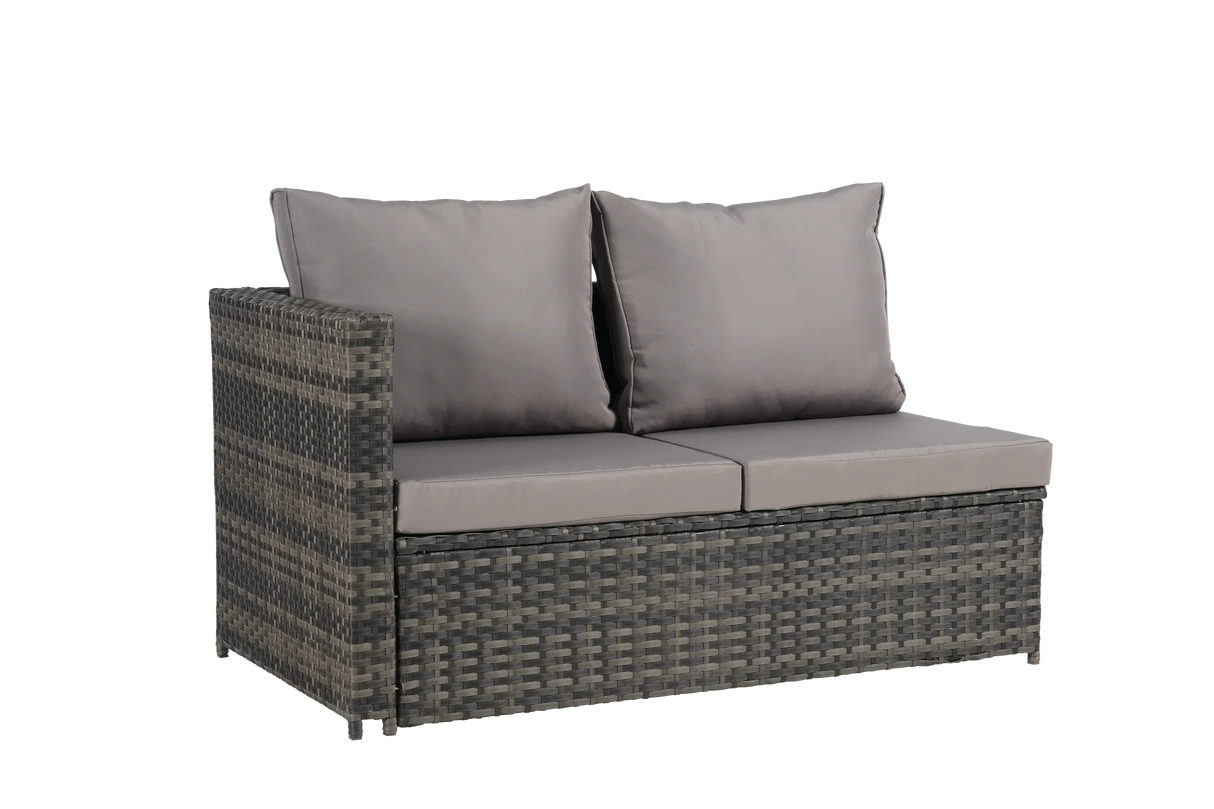 Outdoor Sectional Set - Gray - Furniture Home Direct