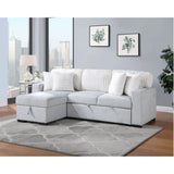 Ford - Reversible Pull Out Sofa Bed - Light Gray - Furniture Home Direct
