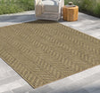 Earth - 7'10" X 10'3" Indoor, Outdoor Area Rug - Mocha, Natural - Furniture Home Direct