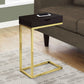 Accent Table, C - Shaped Contemporary & Modern Elegant Design - Furniture Home Direct