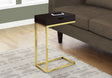 Accent Table, C - Shaped Contemporary & Modern Elegant Design - Furniture Home Direct