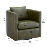 Sutton - Swivel Barrel Chair - Furniture Home Direct