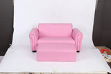 Kids Club Chair Sofa / Sectional And Ottoman - Pink - Furniture Home Direct