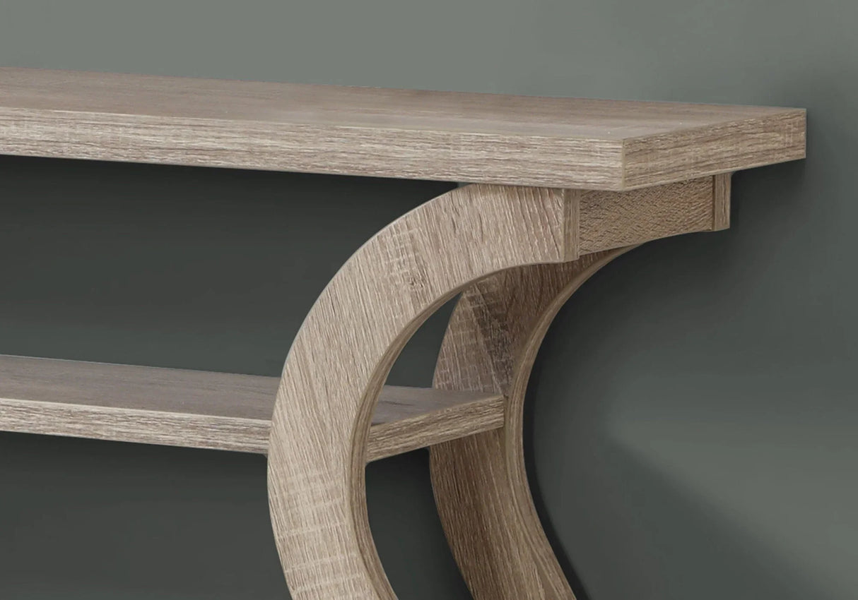Accent Console Table For Entryway, Unique Curved Design - Furniture Home Direct