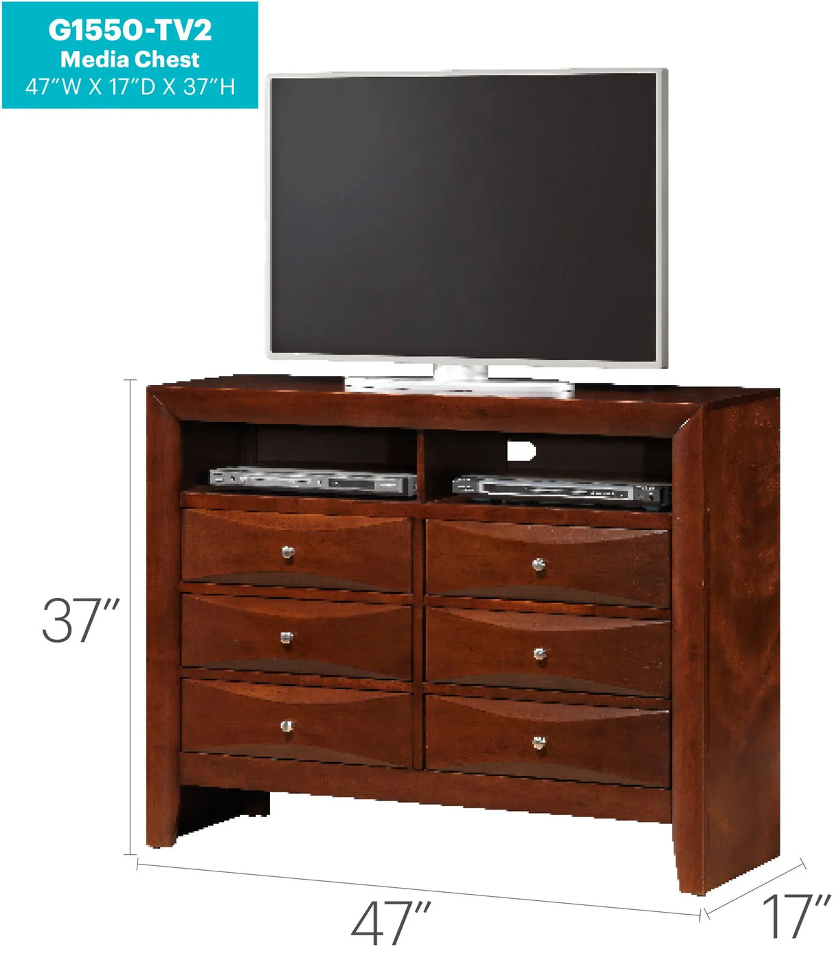 Marilla - Media Chest - Furniture Home Direct