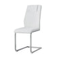 Modern Dining Chairs With Padded Seat, Metal Legs - Furniture Home Direct