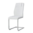 Modern Dining Chairs With Padded Seat, Metal Legs - Furniture Home Direct