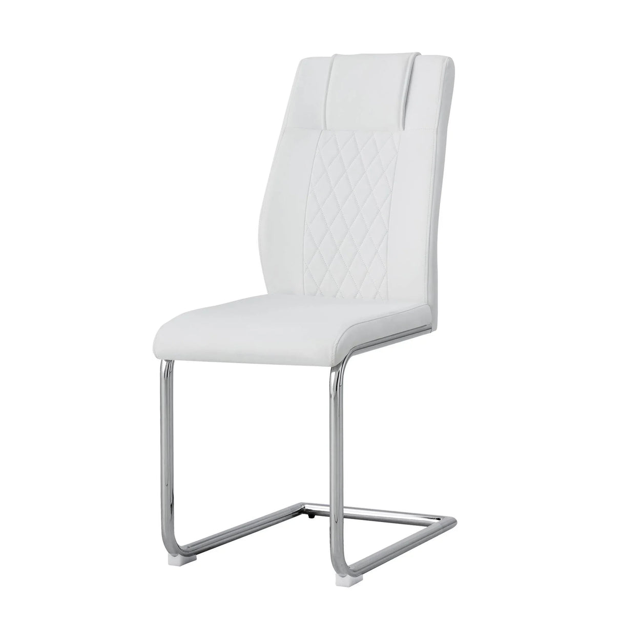 Modern Dining Chairs With Padded Seat, Metal Legs - Furniture Home Direct