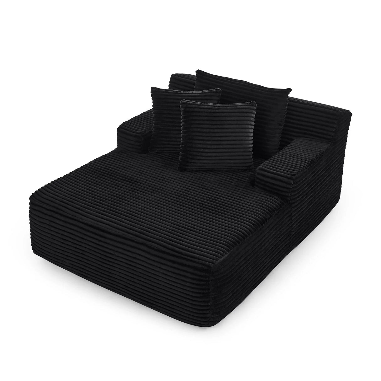 Modern Single Lazy Sofa Lounge Chair With High Density Foam - Furniture Home Direct