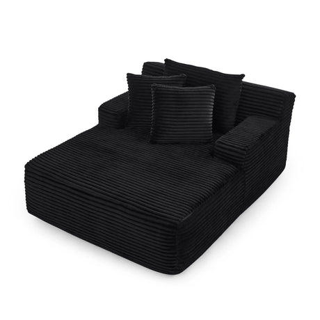 Modern Single Lazy Sofa Lounge Chair With High Density Foam - Furniture Home Direct