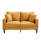 Modern Upholstered Loveseat Sofa, High Resilience - Furniture Home Direct
