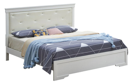Chic Elegantly Designed Transitional Bed - Furniture Home Direct