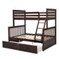 Bunk Bed With Ladder, And Safety Guard Rails - Furniture Home Direct