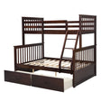 Bunk Bed With Ladder, And Safety Guard Rails - Furniture Home Direct